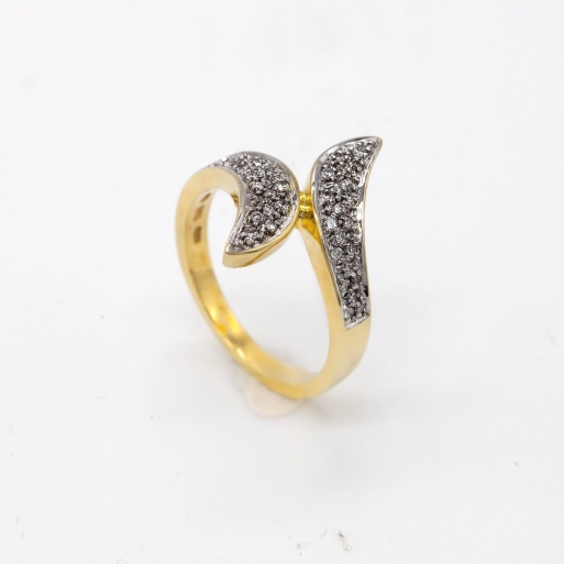 Damenring Gelbgold 585 mit Brillanten 0,25 CT Wesselton SI Damenring Gelbgold 585 mit Brillanten 0,25 CT Wesselton SI