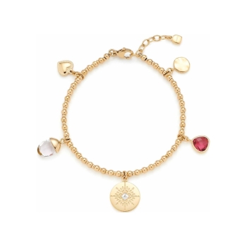 Leonardo 023215 Armband Edelstahl Charms