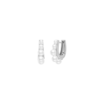 Xenox XS91736 Creolen 925 Sterling Silver Perle