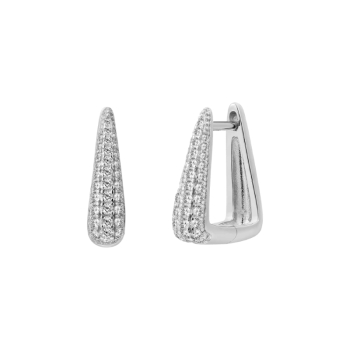 Xenox XS91841 Creolen 925 Sterling Silver Zirkonia