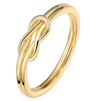 Xenox XS91474G Damenring 925 Sterling Silver vergoldet