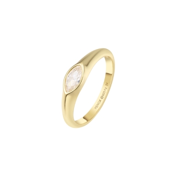 Xenox XS91445G Damenring 925 Sterling Silver vergoldet