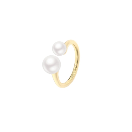 Xenox XS91737G Damenring 925 Sterling Silver vergoldet
