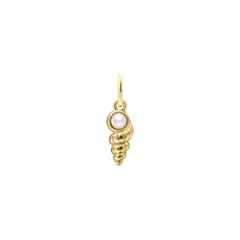 Xenox XS10504G Charm Anhänger Muschel 925 Sterling Silver vergoldet