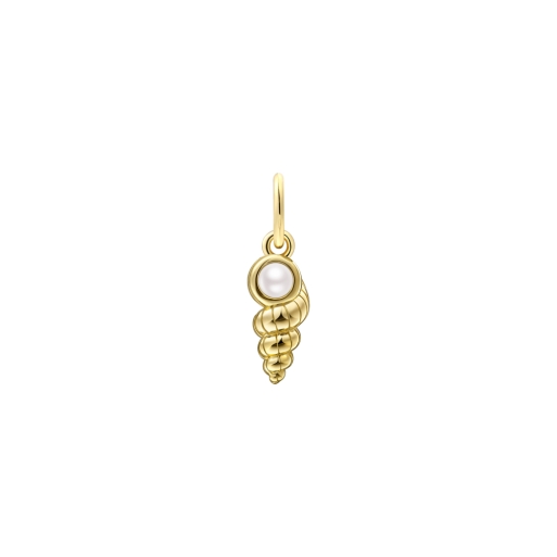 Xenox XS10504G Charm Anhänger Muschel 925 Sterling Silver vergoldet