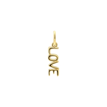 Xenox XS10510G Charm Anhänger Love 925 Sterling Silver vergoldet