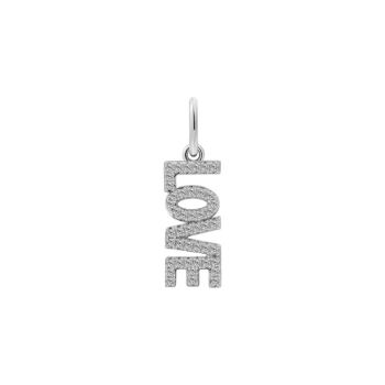 Xenox XS10511 Charm Anhänger Love 925 Sterling Silver Zirkonia