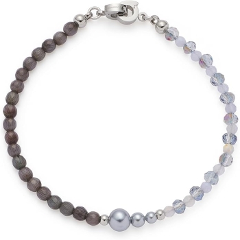 Leonardo 025566 Armband Edelstahl Clip&Mix