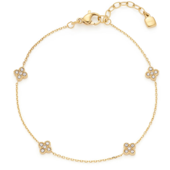 Leonardo 025746 Armband Edelstahl Zirkonia vergoldet