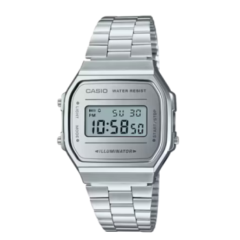 Casio A168WEM-7EF Vintage Unisex Damenuhr Herrenuhr