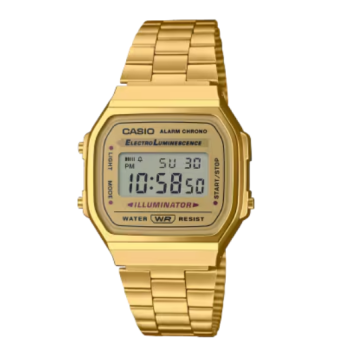 Casio A168WG-9EF Vintage Unisex Damenuhr Herrenuhr