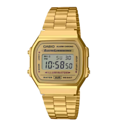 Casio A168WG-9EF Vintage Unisex Damenuhr Herrenuhr
