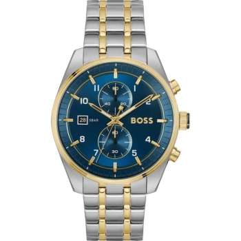 Hugo Boss 1514247 Herrenuhr Chronograph Bicolor
