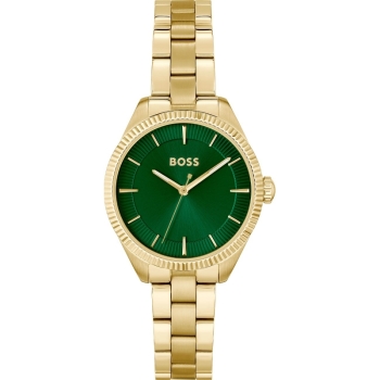 Hugo Boss 1502729 Damenuhr Edelstahl vergoldet