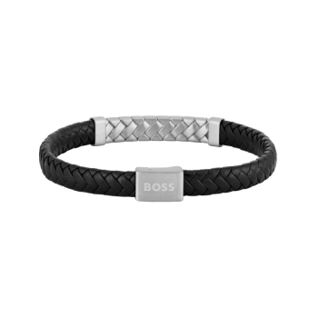 Hugo Boss 1580674M Armband Leder schwarz
