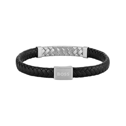 Hugo Boss 1580674M Armband Leder schwarz