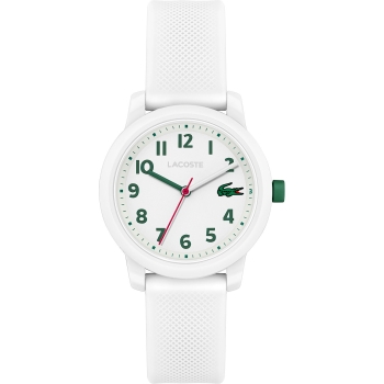 Lacoste 2030039 Kinderuhr Weiß Silikonuhrband