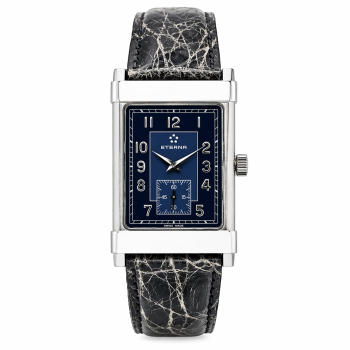 Eterna 8190.41 Damenuhr Klassisch Quarz Saphirglas Lederband