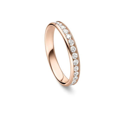 Verlobungsring Roségold Memory 585 mit Brillanten 0,9 CT