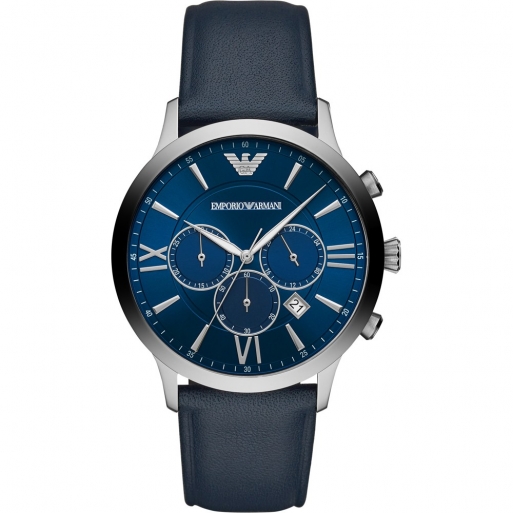 Emporio Armani AR11226 Herren Uhr Klassisch Chronograph Lederband