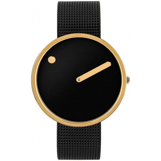 PICTO 43387-1020 Damenuhr Herrenuhr black mesh Designeruhr PICTO 43387-1020 Damenuhr Herrenuhr black mesh Designeruhr