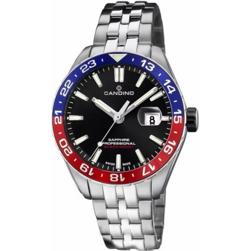 Candino C4717/1 Herrenuhr Professional Quarz Saphirglas Swiss Made Pepsi Candino C4717/1 Herrenuhr Professional Quarz Saphirglas Swiss Made Pepsi