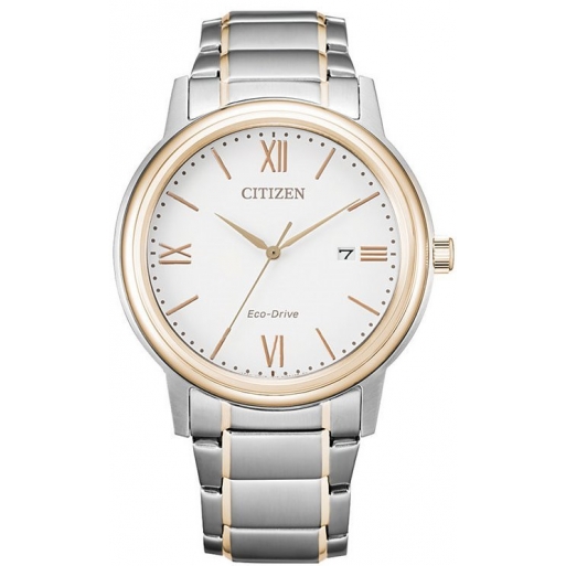 Citizen Eco Drive AW1676-86A Herrenuhr Bicolour Edelstahlband