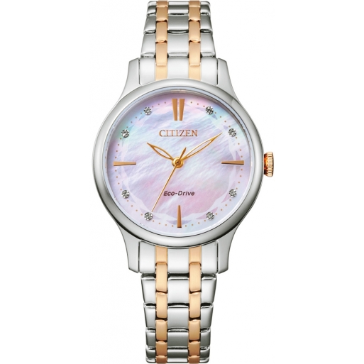 Citizen Eco Drive EM0896-89Y Damenuhr Perlmutt Solar Citizen Eco Drive EM0896-89Y Damenuhr Perlmutt Solar