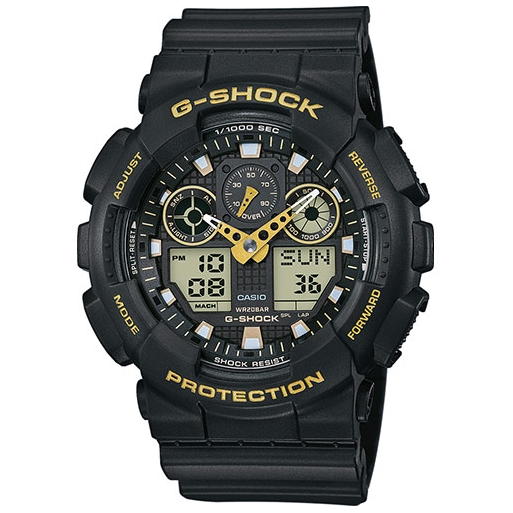 Casio G-Shock GA-100GBX-1A9ER Herrenuhr Black Gold Shock Resistant Casio G-Shock GA-100GBX-1A9ER Herrenuhr Black Gold Shock Resistant