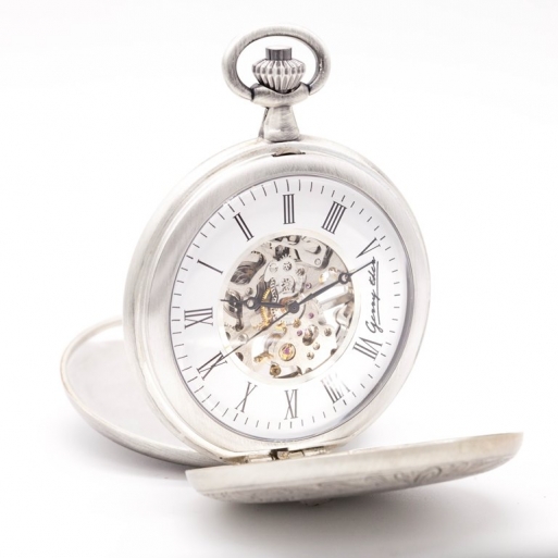 Taschenuhr Skelett Gerry Eder Mechanisch mit Deckel PW411 Taschenuhr Skelett Gerry Eder Mechanisch mit Deckel PW411