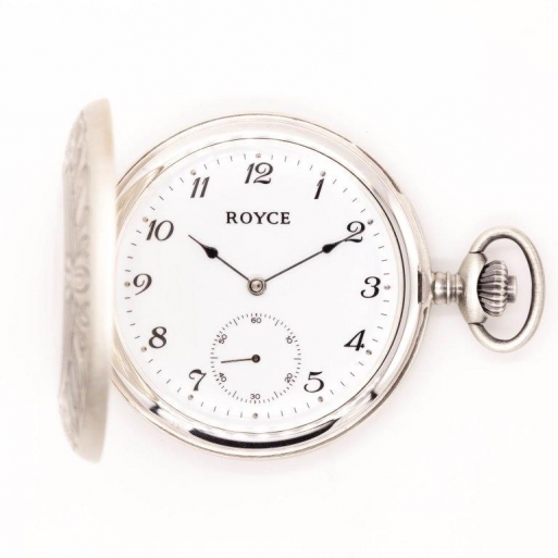 Taschenuhr Royce Mechanisch Silber 925 mit Deckel Swiss 3996011 Taschenuhr Royce Mechanisch Silber 925 mit Deckel Swiss 3996011